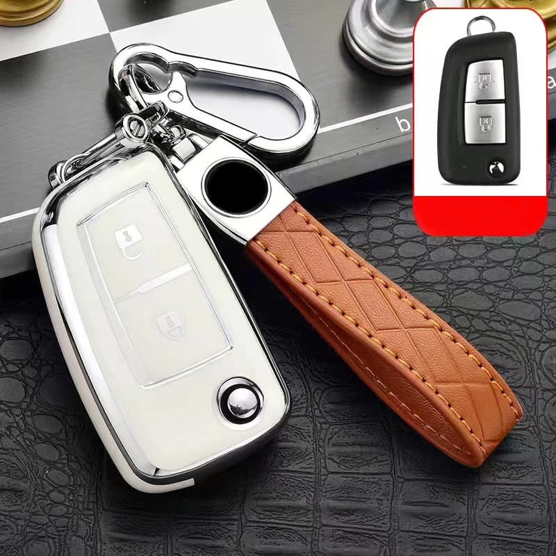 For Nissan key case Nissan key case KICKS SENTRA LIVINA TIIDA key ring key chain