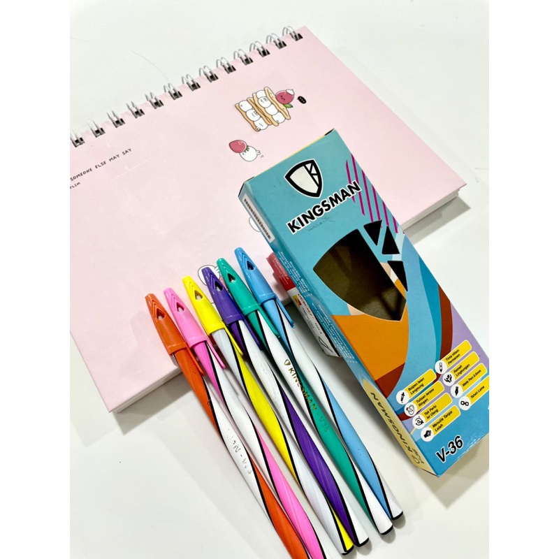 

1 psc pulpen KINGSMAN lebih licin lancar lebih nyata