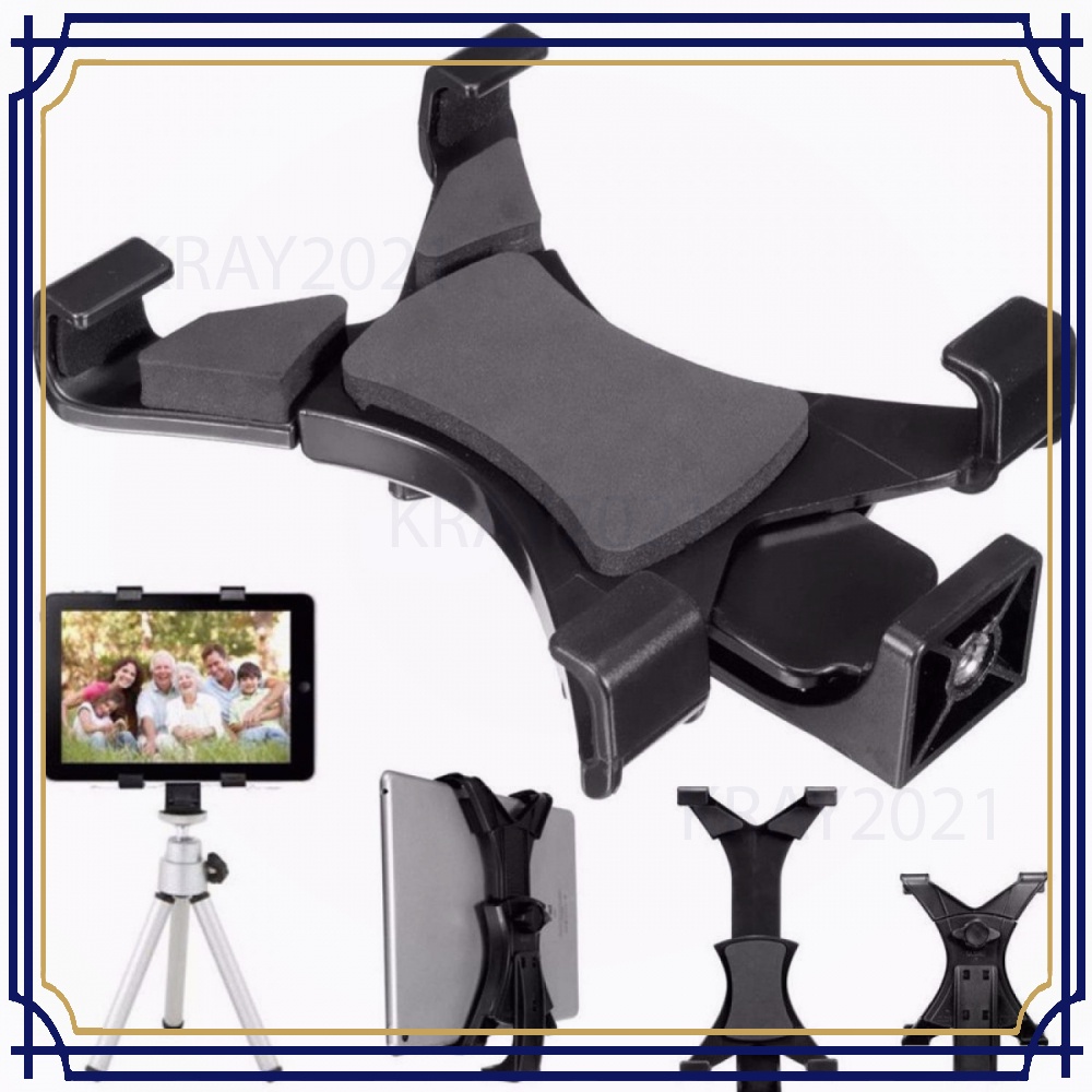 Universal Tablet Holder Mount 1/4 Screw Bracket Tripod -TP043