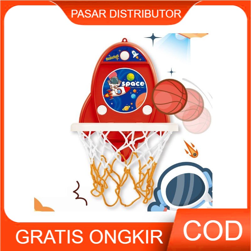 Mainan Anak SPACE BASKET BALL Mainan Ring Basket Mainan Bola Basket