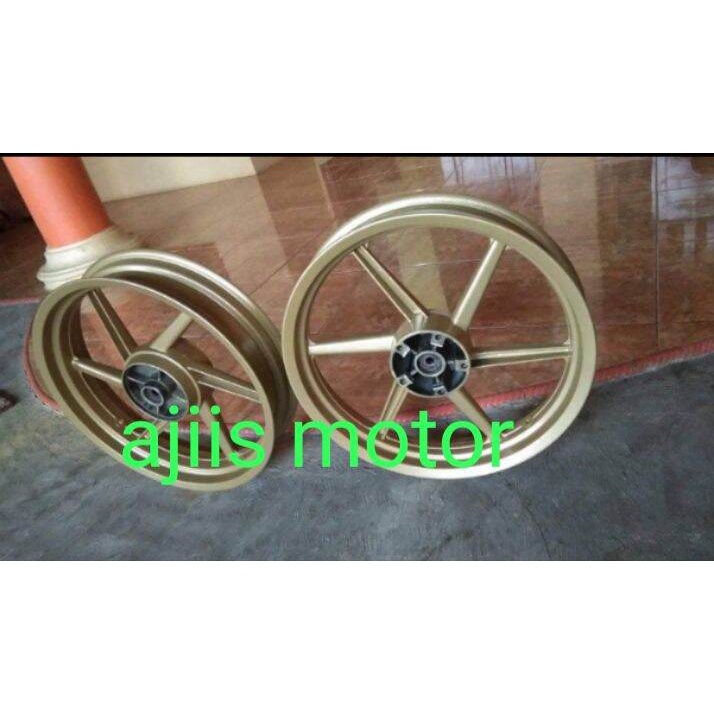 velg pelek racing DEPAN BELAKANG YAMAHA VIXION old Tapak lebar ring-17