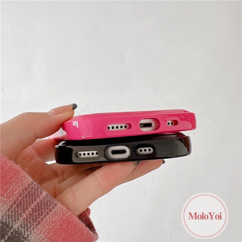 IPHONE Case Bentuk Ponsel Kepribadian Retro Kreatif Kompatibel Untuk Iphone11 7 8 Plus XR 13 14 12 Pro MAX X XS MAX Kartun Powerpuff Gadis Barbie Soft Cover