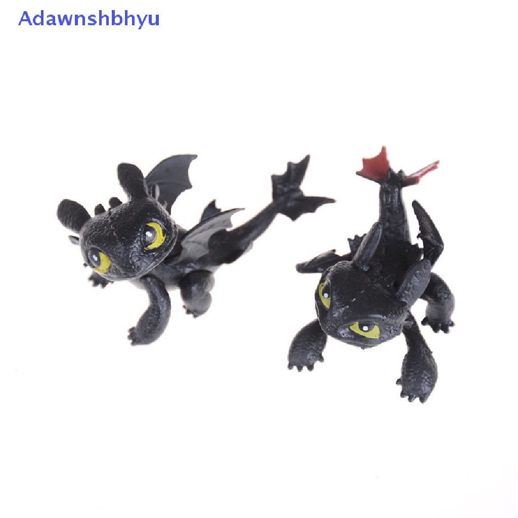 Adhyu Action Figure Night Fury Toothless PVC Dragon Anak Brinquedos Mainan Anak ID