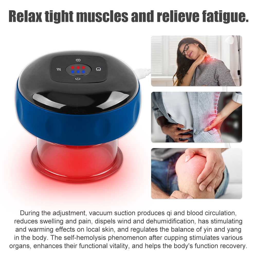 SUOLAER Alat Pijat Bekam Kerokan Elektrik Red Light Therapy Massager - DS-A23