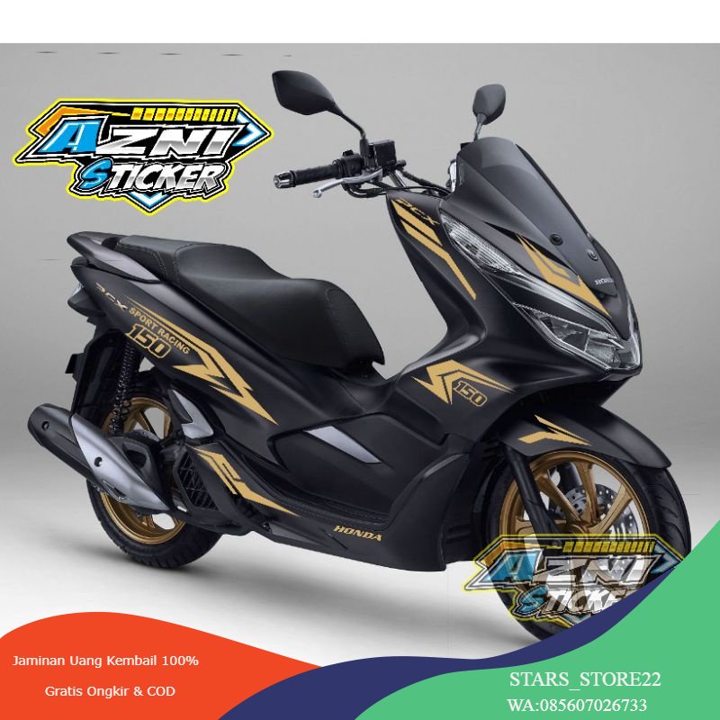 (PREMIUM) CUTTING STIKER HONDA PCX 160 PCX 150 DESAIN 2023 Stiker motor pcx 150 stiker bodi pcx 150 