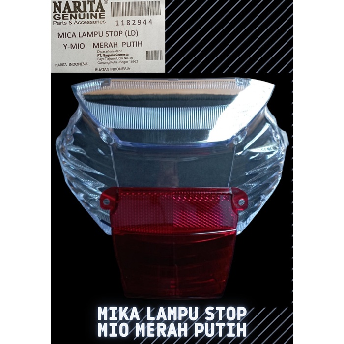 mika stop mio lama mio sporty smile mika lampu stop belakang mio lama