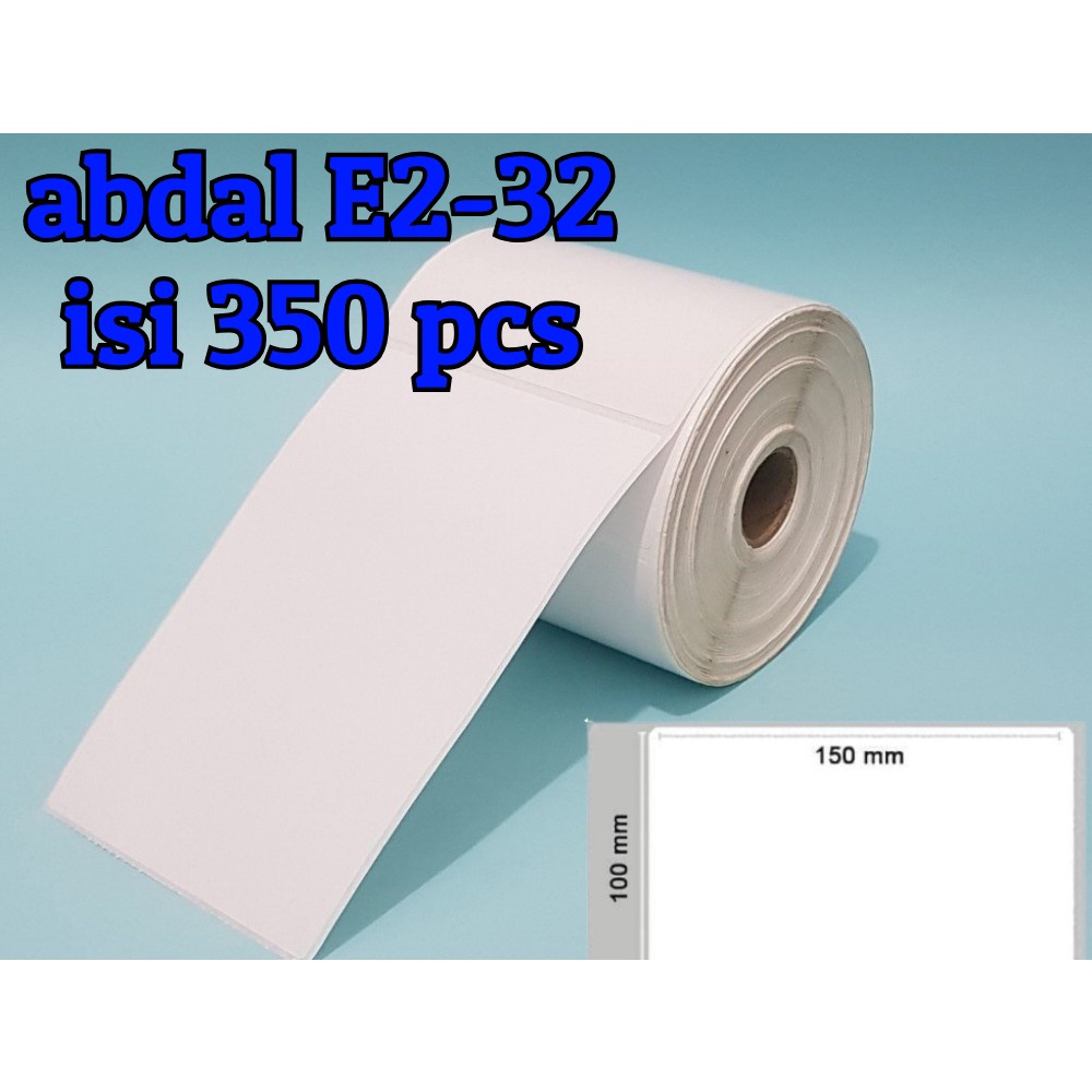 

LABEL BARCODE 100 X 150 mm KERTAS STICKER DIRECT THERMAL 100x150 mm ISI 350
