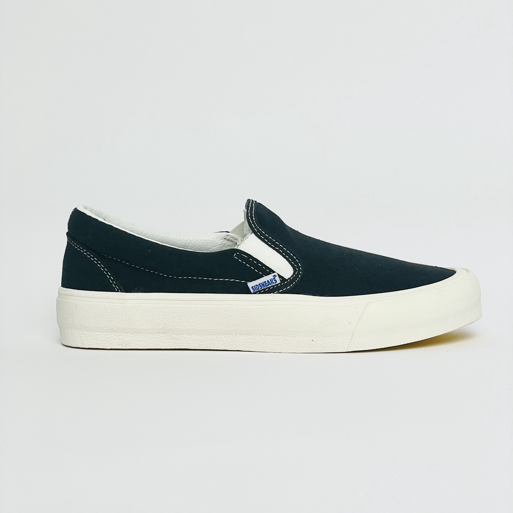 SIDSNEAKS Sepatu Slip on Exelas Black White Original