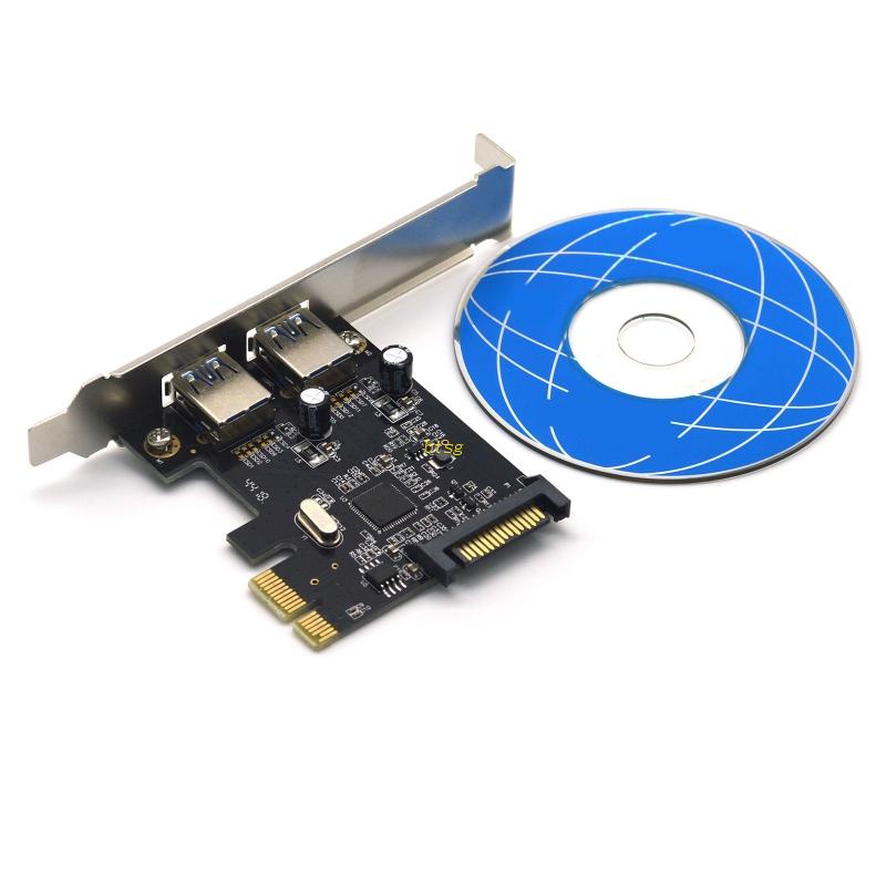 Kartu Ekspanding btsg 2port PCI-E to USB C 3.0, PCI Internal 5Gbps Untuk Express Type-C