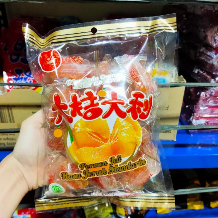 

✨NEW✨ -Hongmao Hong Mao Permen Candy Manisan Jelly Jeli Rasa Jeruk Mandarin- 1.1.23