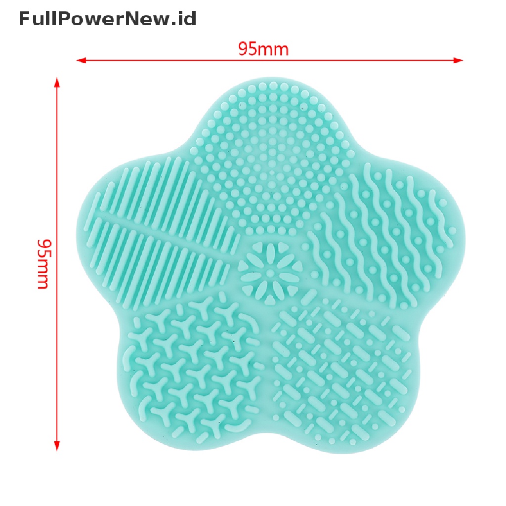 Power Starfish Silicone Makeup Brush Cleaner Pad Pembersih Alas Scrubber Papan Alat ID