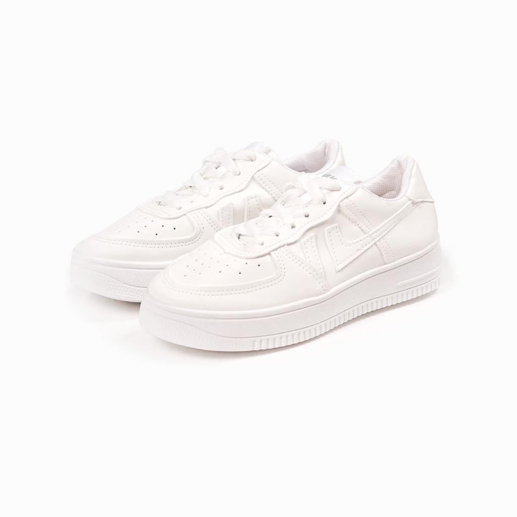 ✅COD [BBS] Sepatu Sneakers Wanita Sport Shoes White Haechan VT-01