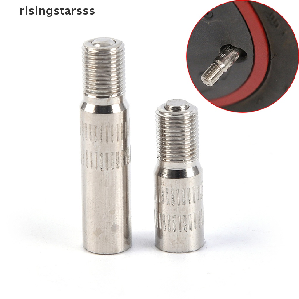 Rsid Span-new Nozzle Angin Tiup Pengganti Skuter Roda Depan Motor Extension Air Valve Jelly