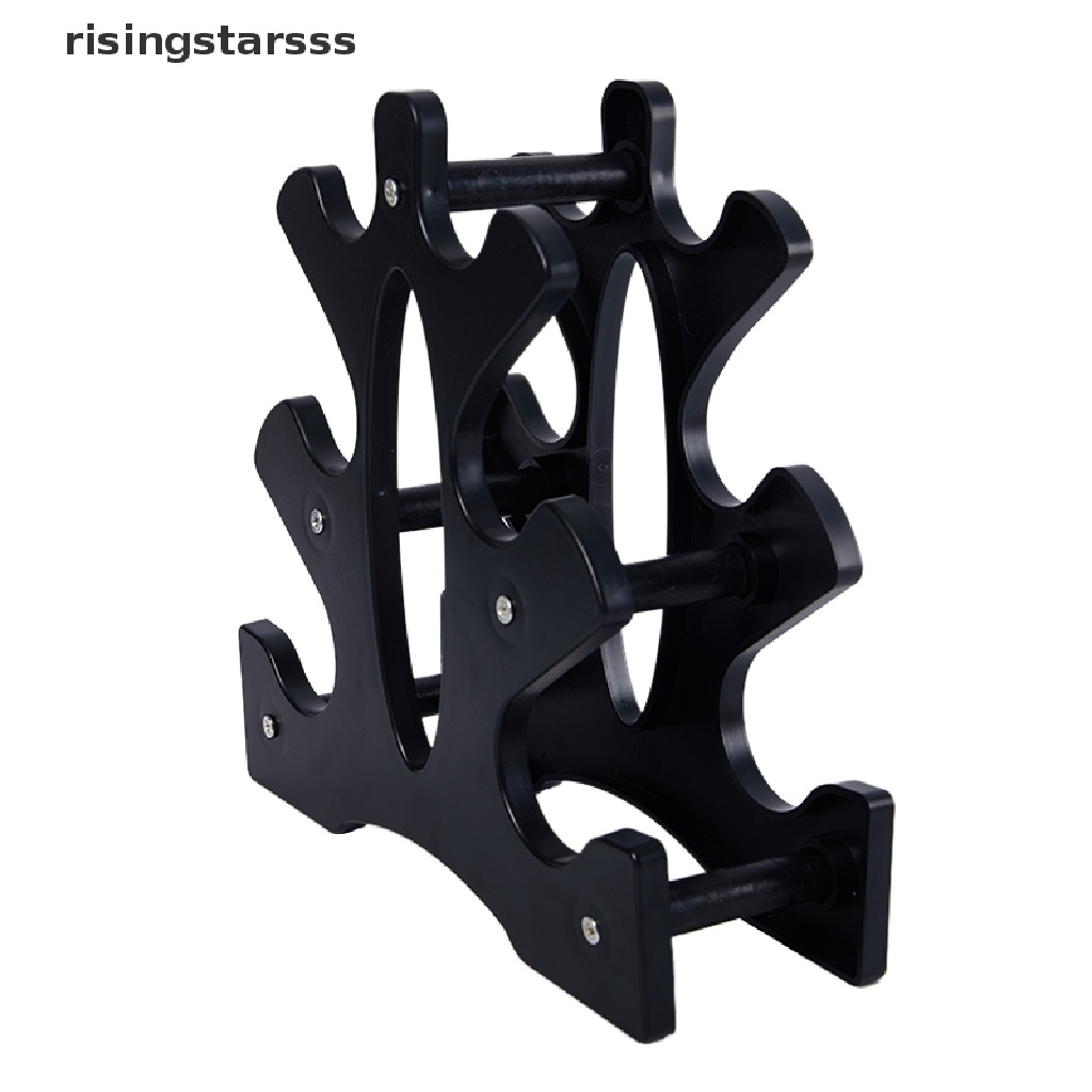 Rsid Span-new 3-Tier Dumbbell Storage Rack Stand Rumah Kantor Gym Dumbbell Weight Rack Jelly