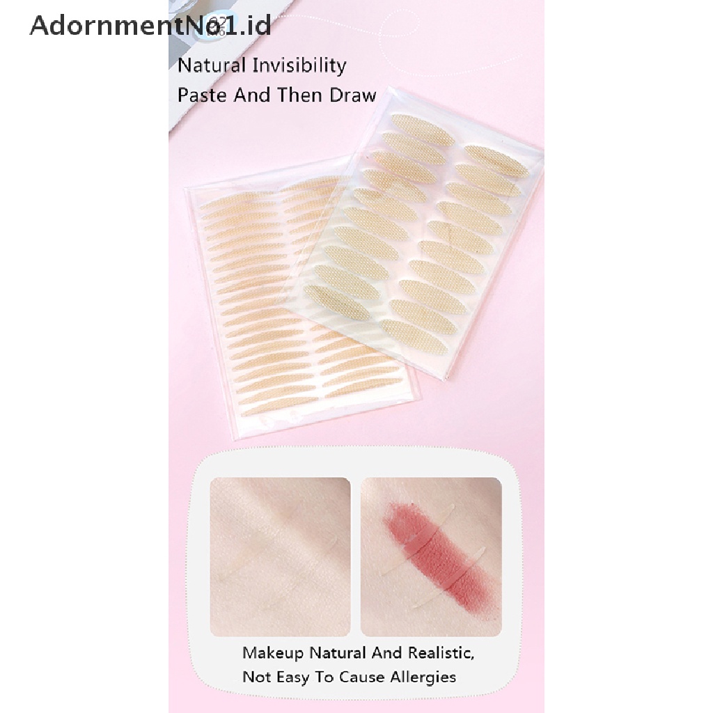 [AdornmentNo1] 60pcs Stiker Kelopak Mata Ganda Renda Mesh Beauty Eye Paste Untuk Anak Perempuan Mata Make Up [ID]