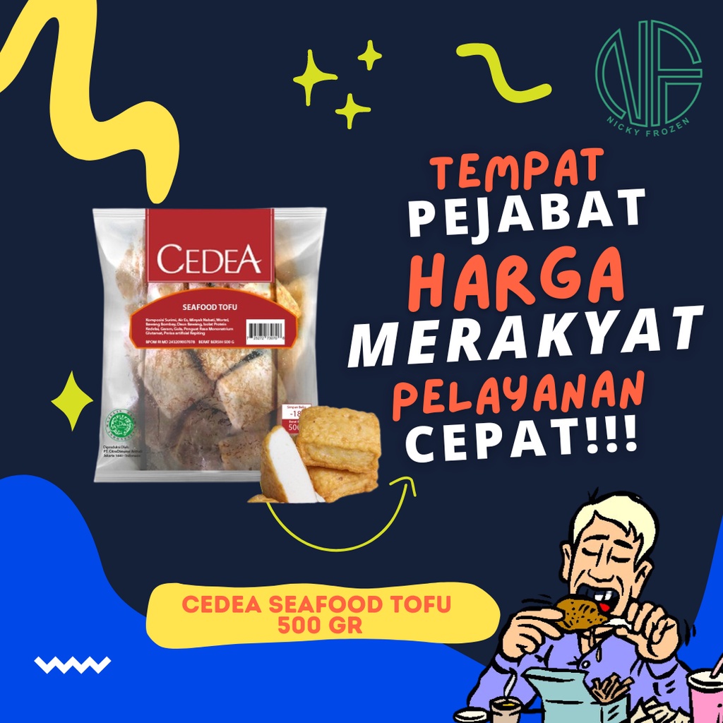 

CEDEA SEAFOOD TOFU 500gr