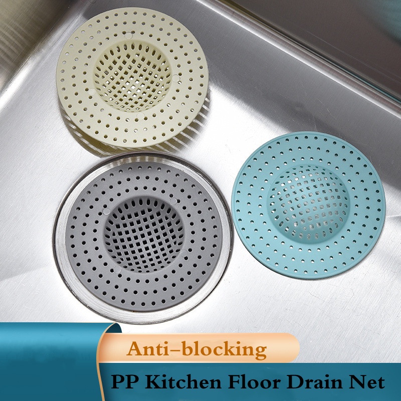 Warna Random PP Anti-blocking Kitchen Floor Drain Plug Kamar Mandi Bak Baskom Filter Penangkap Rambut Selokan Stopper Penutup Saringan Jaring Wastafel Rumah Tangga