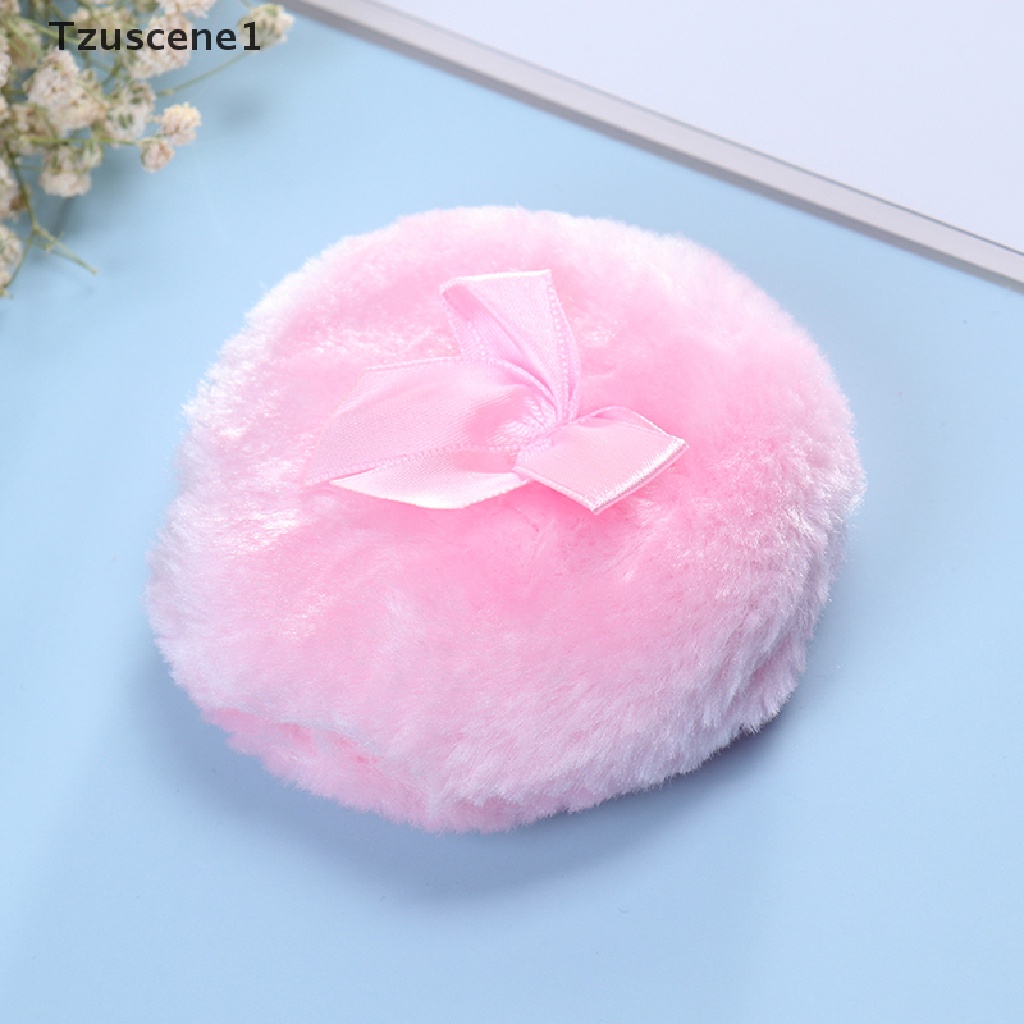 [Tzuscene1] Kosmetik Bayi Kupu-Kupu Profesional Lembut Mewah Puff Spons Talcum Alat Makeup Butik