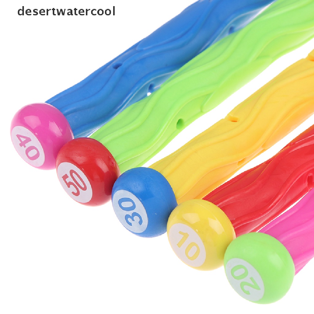 Deid 5pcs Mainan Bawah Laut Anak-Anak Menyelam s Permainan Renang underwater toys Martijn