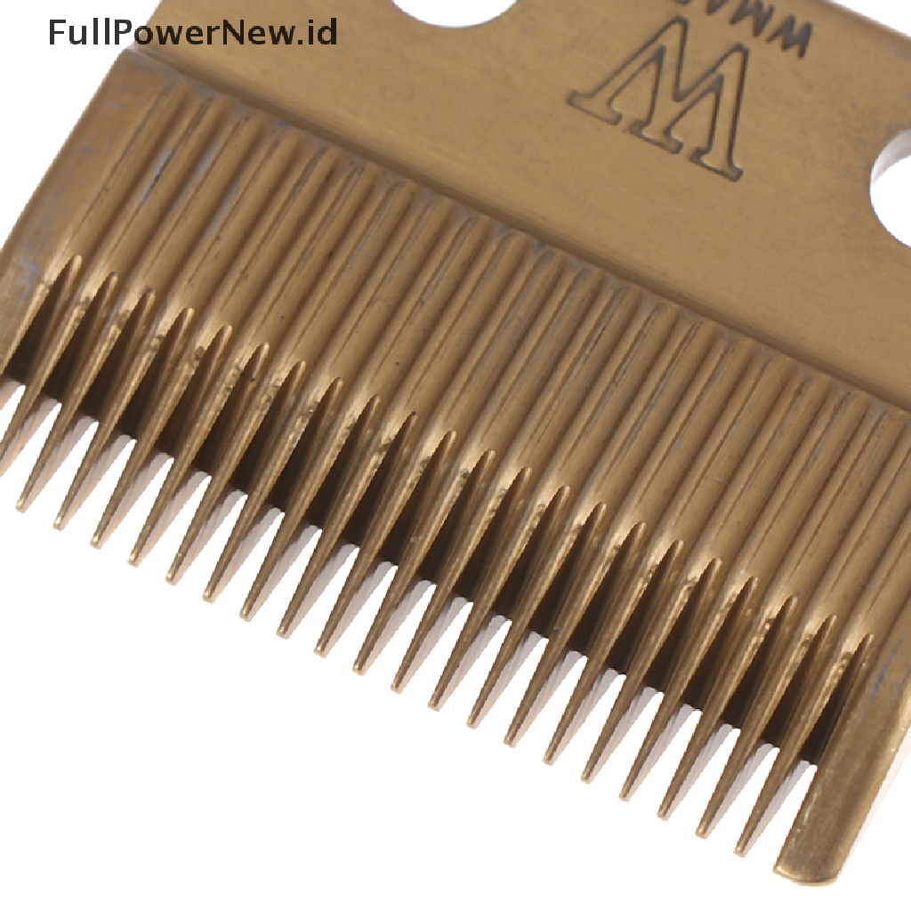 Power 1Set Hair Clipper Blade Golden Dengan Pisau Keramik Untuk Cordless Clipper ID