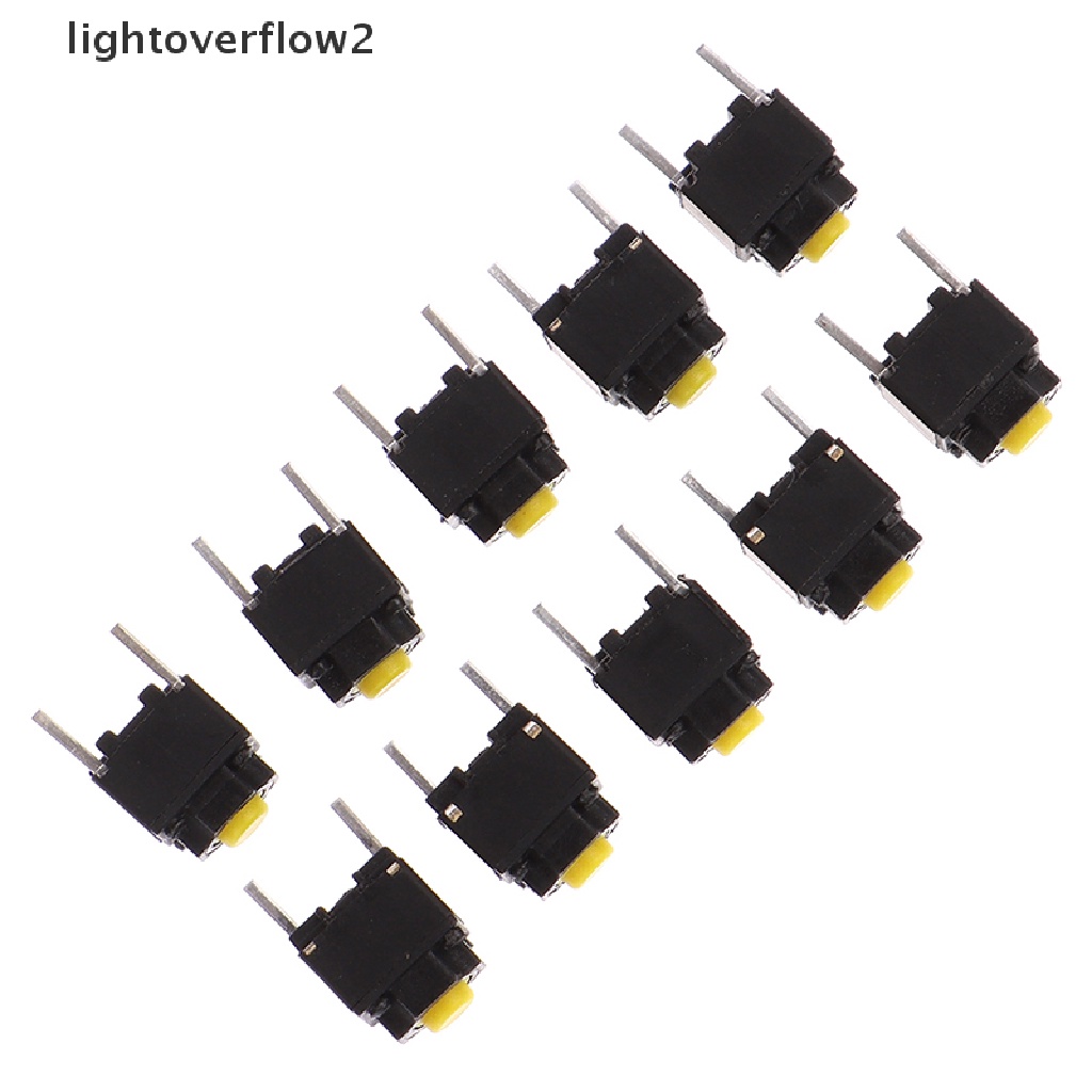 [lightoverflow2] 10pcs Tombol Mute6 * 6 * 7.3mm Saklar Tombol Mouse Mikro Saklar [ID]