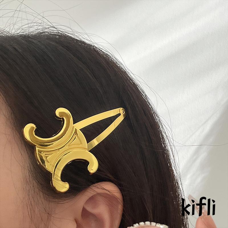 [KD] Bobby Pin French Vintage Metal Makaron Poni Samping Klip Makeup Hair Clip