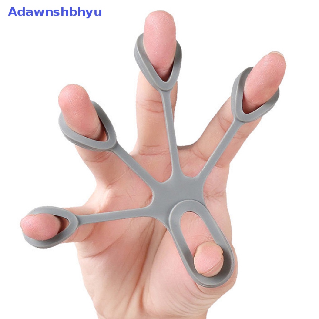 Adhyu Silicone Expander Hand Grip Finger Training Kekuatan Resistance Band Fitness ID