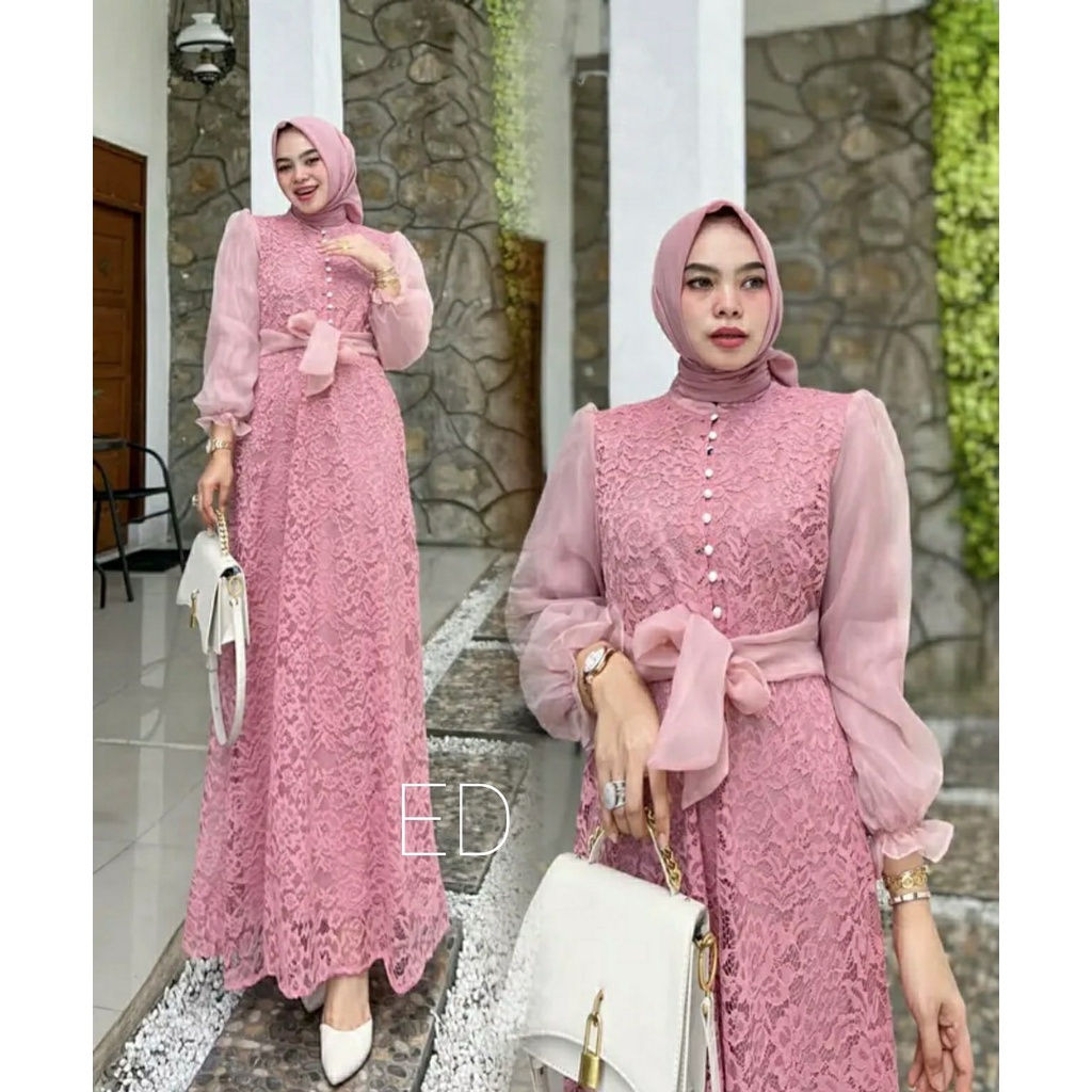 Baju Gamis Wanita Muslim kayala Set Maxy Fashion Perempuan Dewasa Remaja Cewek Putri Ibu Modern Terb