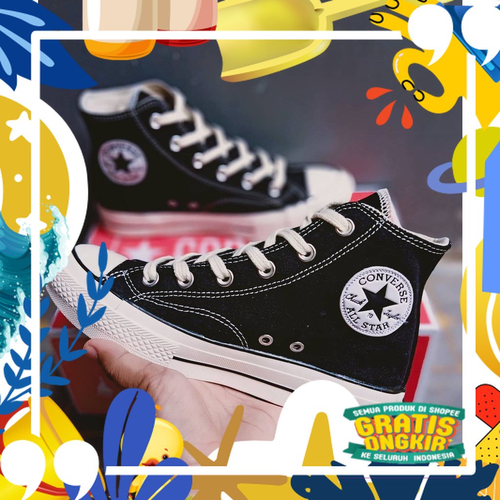 Paling Laris /Sepatu Sekolah ALL STAR Putih Converse 70s High Tinggi Sepatu SNEAKERS ALSTAR PRIA WAN