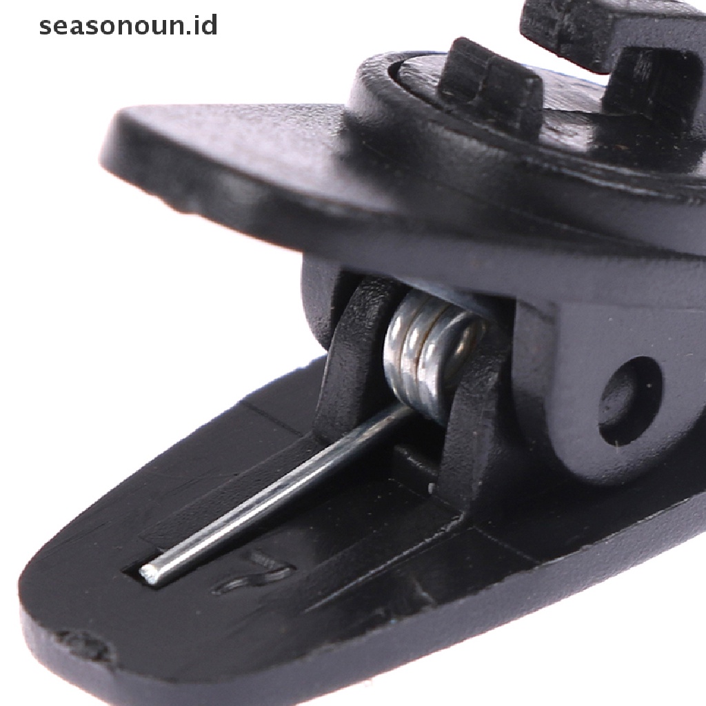 Seasonoun 10PCS Klip Kawat Kabel Earphone Cord Collar Nip Clamp Organisasi Holder.