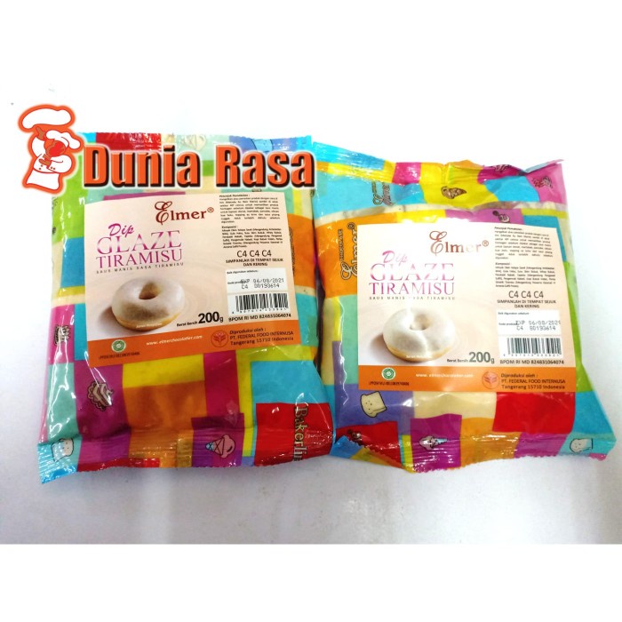 

Dip Glaze Elmer Tiramisu 200gr