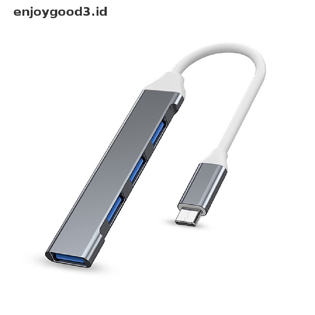 [Rready Stock] USB 3.0 hub extender set splitter USB high-speed laptop dock hub multi-Fungsi Satu drag Empat Untuk Aksesoris Komputer PC (ID)