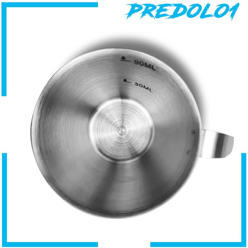 [Predolo1] Espresso Measuring Cup Espresso Aksesoris Dengan Skala 90ml Untuk Kopi Susu