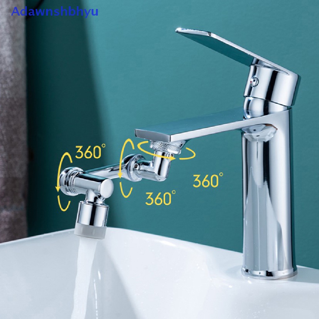 Adhyu Keran Rotag 1080derajat Universal Dapur Aerator Keran Putar Sudut Lebar Putar Splash Filter Faucet Extender Untuk Kamar Mandi ID