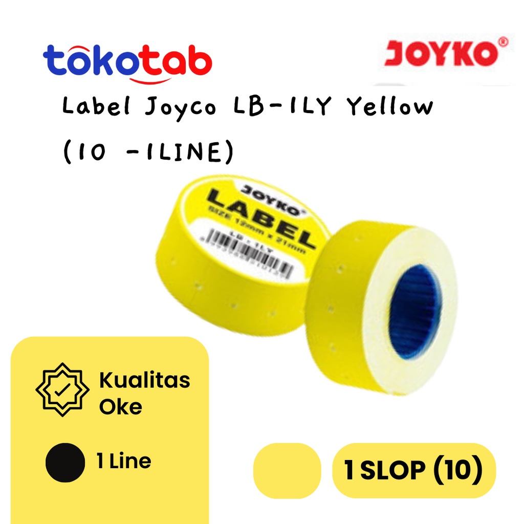

Tokotab - Label Harga JOYKO LB-P2LN LB-1LY 1 Slop