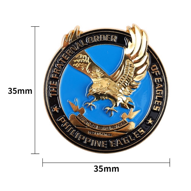 1pc Stiker Dekorasi Body Motor Mobil Philippine Eagle Totem Metal Self-adhesive Decal Kreatif Auto Aksesoris Eksterior