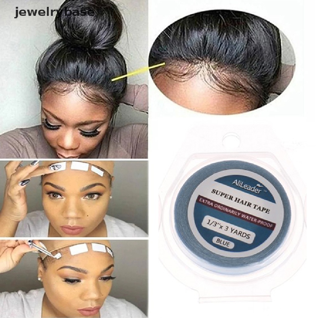 [jewelrybase] Tape Wig Ultra Hold Tahan Air Untuk Ekstensi, Rambut Palsu Super Lem Perekat Butik