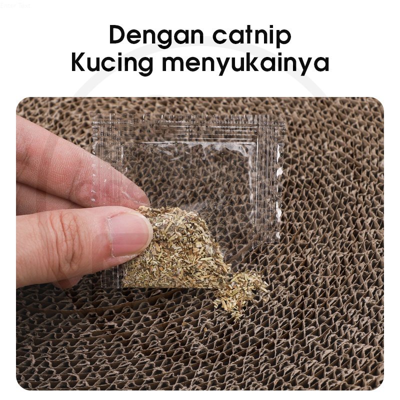 Cat Scratcher Box Cakar Kucing Papan Garukan Kucing Mainan Cakar Kucing