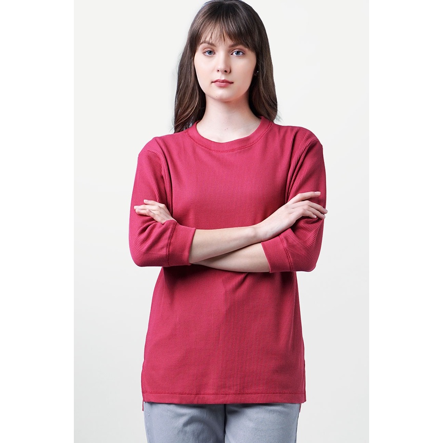 BodyTalk Sweater Wanita Minerva Earth Red Mineral Red 33011T7MR