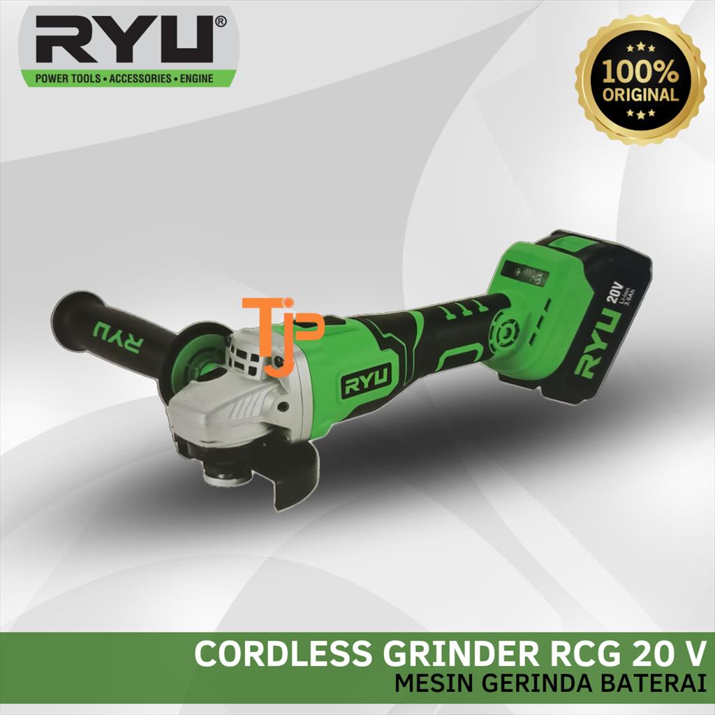 RYU MESIN GERINDA BATERAI / CORDLESS GRINDER RCG 20V