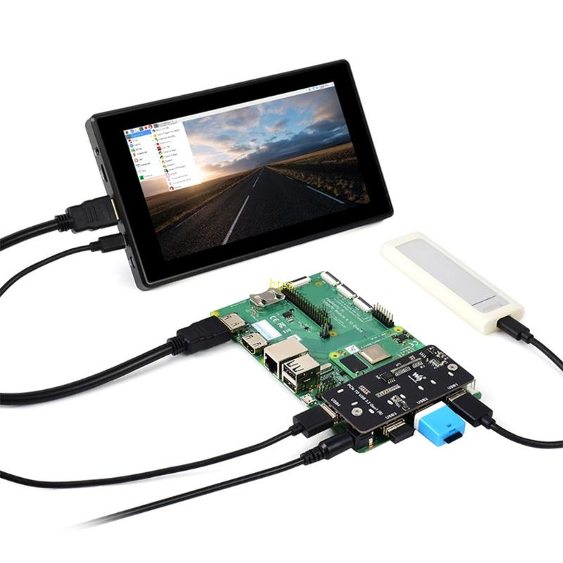 Btsg Untuk Raspberry Pi CM4 Platform Pengembangan Papan IO Resmi Dan Base-Board Acuan Desain Waveshare Compute Module