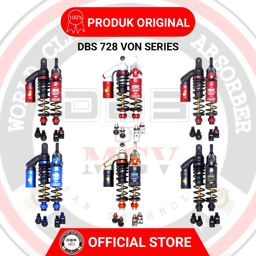 [ BISA COD ] Shock Tabung DBS 728 VON SERIES HONDA ALL NEW PCX 150 PCX 160