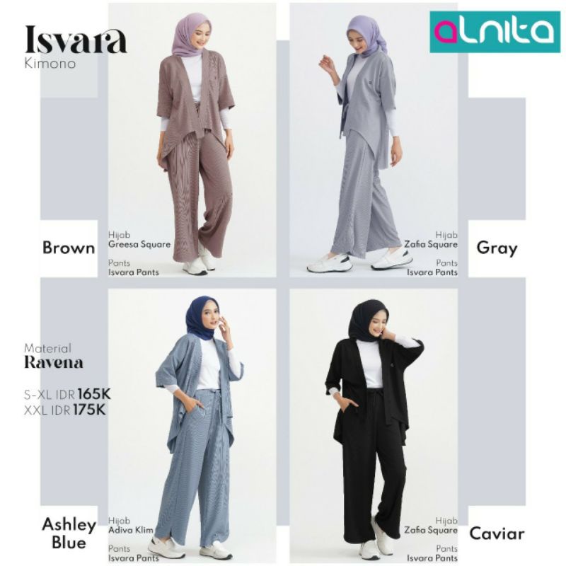 ALNITA// Outer Kimono Terbaru Isvara by Alnita
