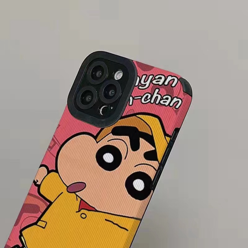 Lovely！Crayon Shin Chan Soft Case HP OPPO A91 F11 F9 Pro A3S A9 A5 A31 A53 A33 2020 A7 A5S A12 A11K A52 A92 A83 A55 A56 A55S A95 FTD Stripe Casing Realme C1 X XT Reno 2F 3 5 6 5G