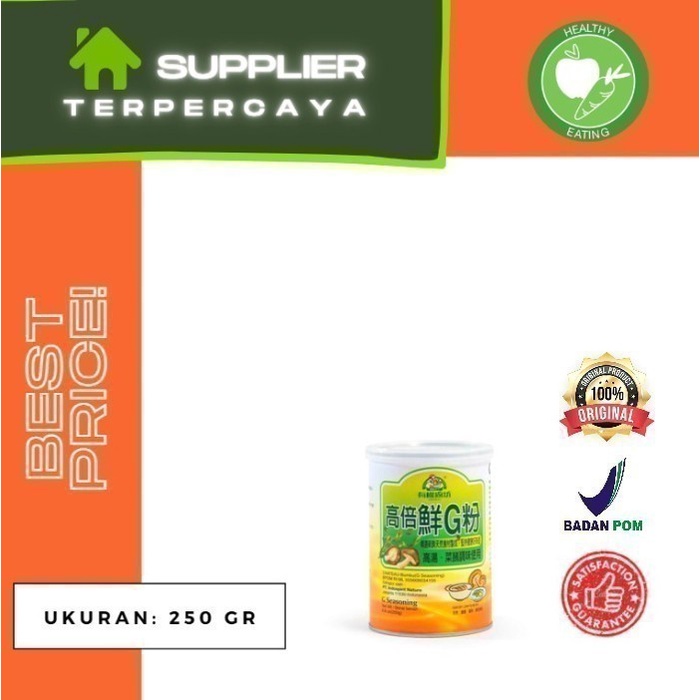 

[Ready-Stock]- Chateau Vegetarian G-Seasoning 250gr | Kaldu Rasa Jamur Vegan Penyedap