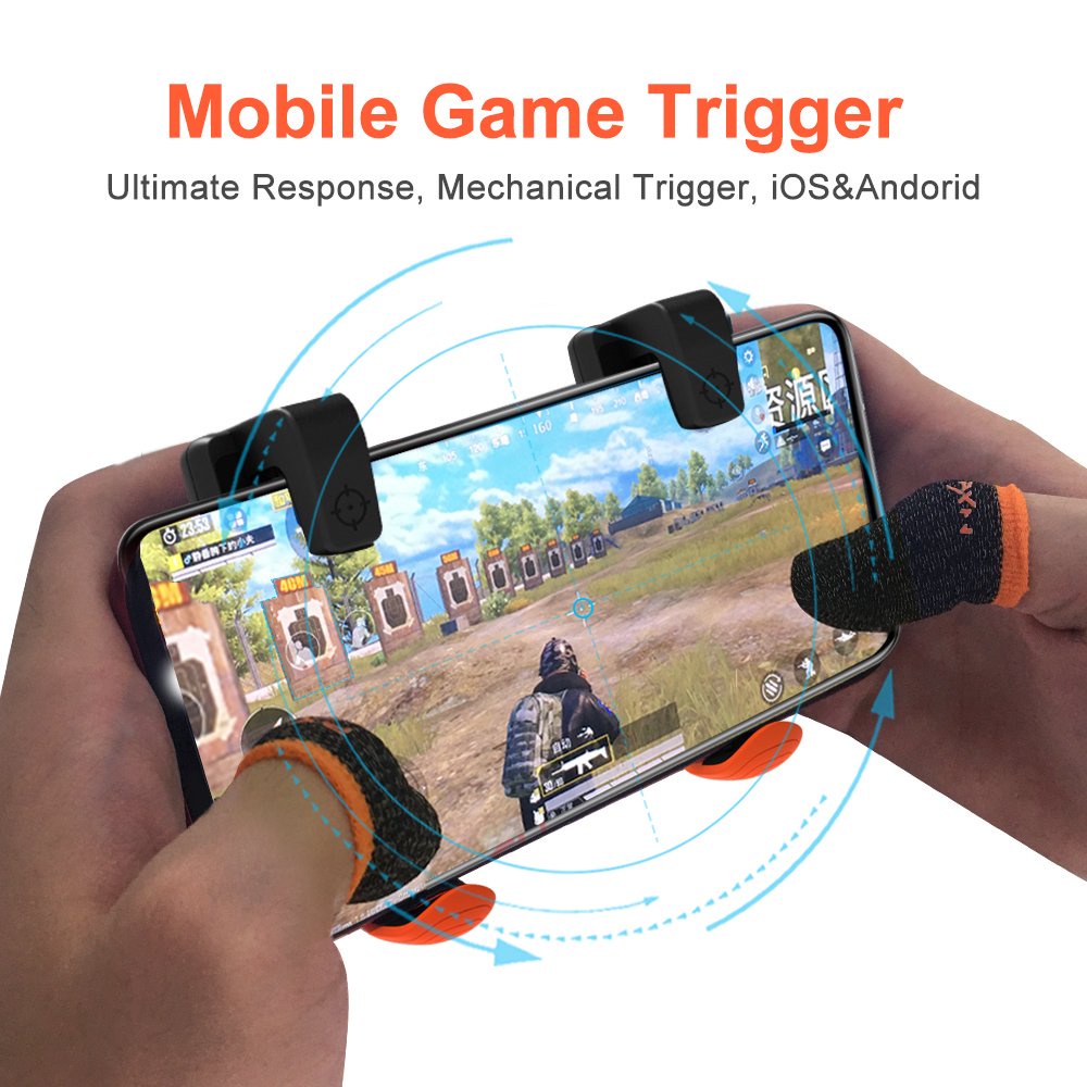 AKN88 - PXN P1 Mobile Game Controller Trigger Phone Sensitive Controller