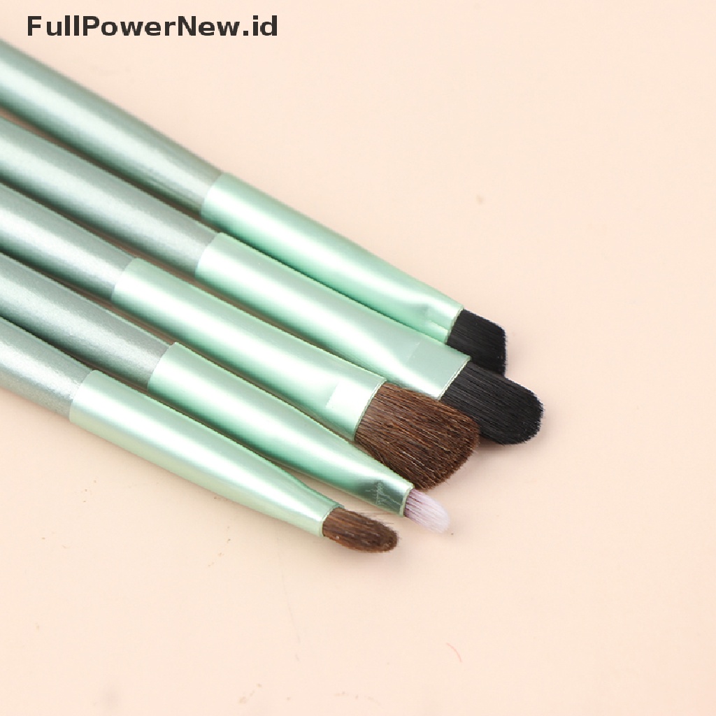 Power 5Pcs Makeup Brush Kit Set Bedak Foundation EyeshadowEyeliner Lip Brush Portable ID