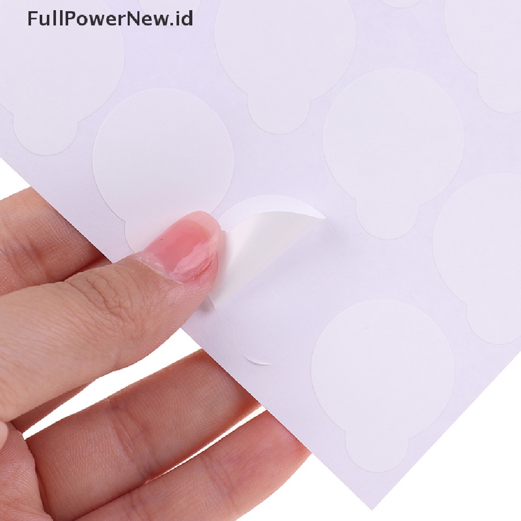 Power 60/100Pcs Eyelash Extension Tempat Lem Foil Palet Lem Kertas Patch Sticker ID