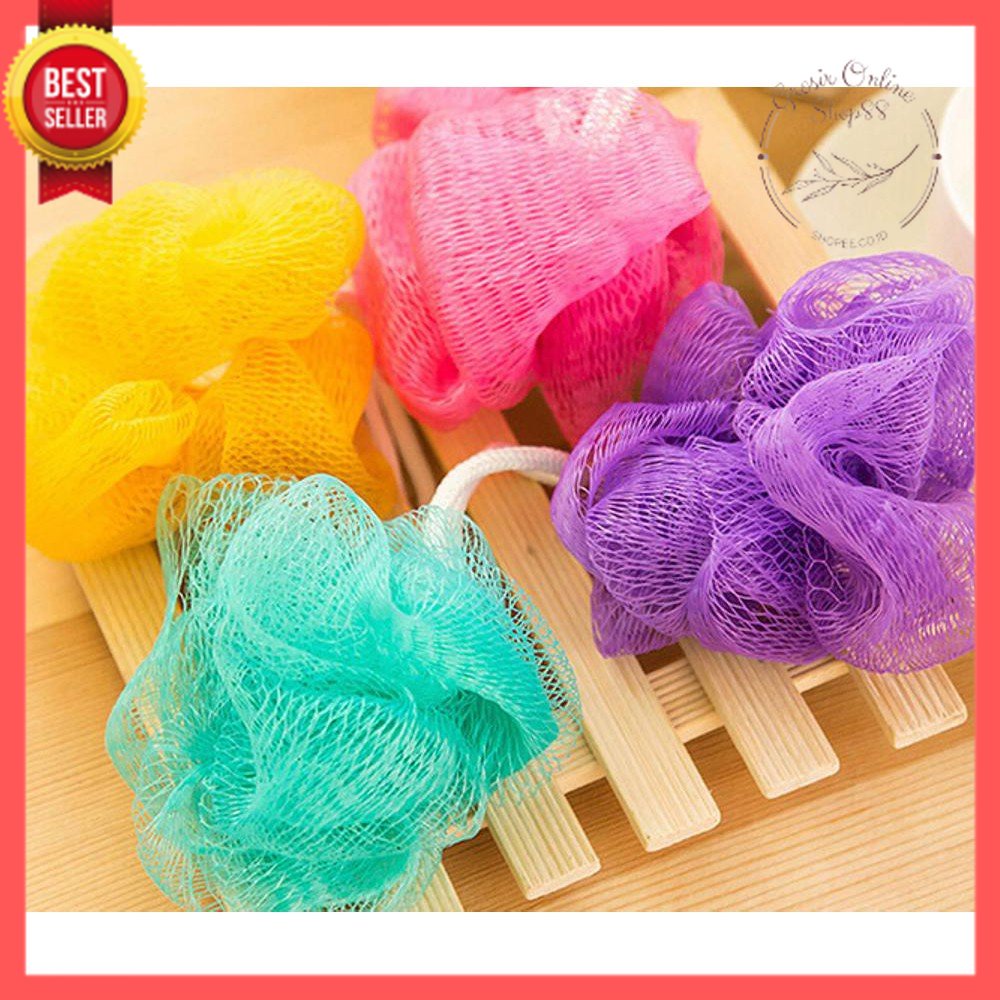 GOS -A111- Shower Puff - Spons Mandi Jaring - Sponge Mandi Spon Busa Bagus