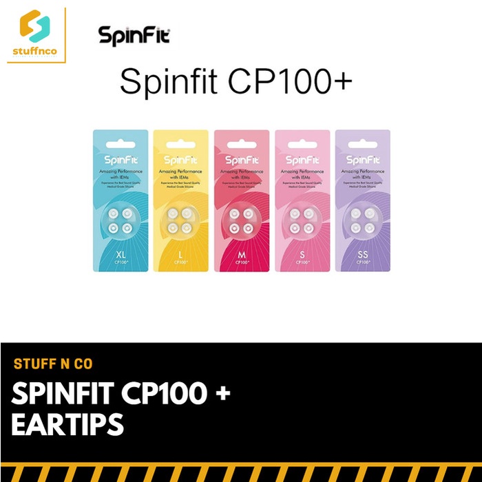 Spinfit CP100 Plus CP100 + Eartips Earphone IEM Replacement